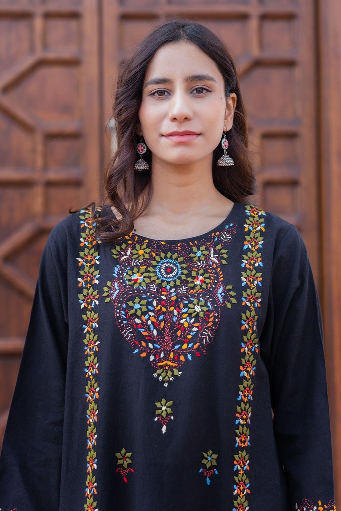 Extra image for RALLI PATI EMBROIDERED KURTA