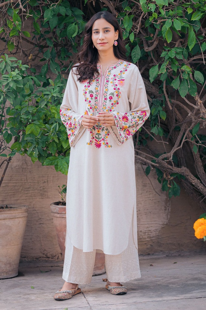 Extra image for Off-White Embroidered Suit