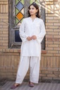 Extra image for White Emroidered Kurta