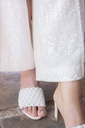 Extra image for Warm White Embroidered Pants