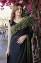 Extra image for Applique Ajrak Saree
