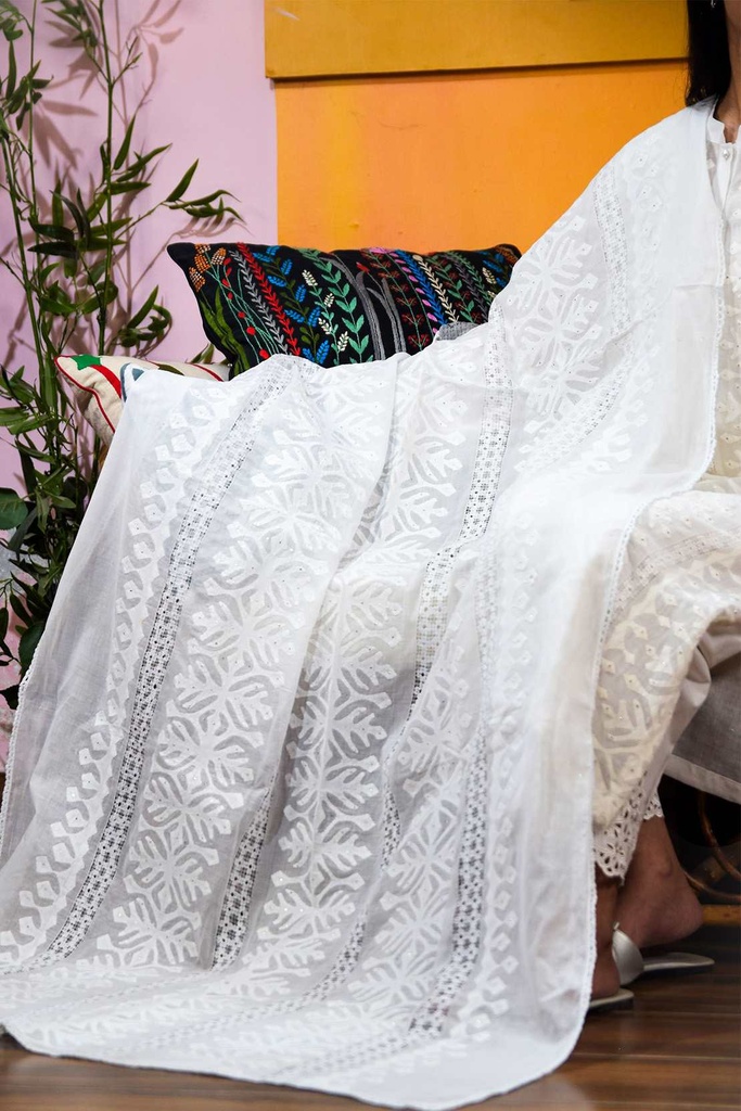 Extra image for Tulip Embroidered Dupatta