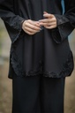 Extra image for Black Cutwork kurta