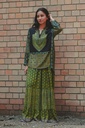 Extra image for Green Ajrak Skirt