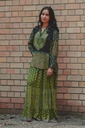 Extra image for Green Ajrak Skirt
