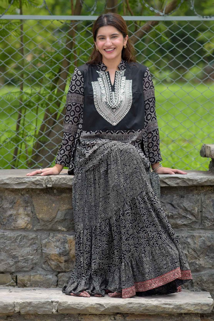 Extra image for Ajrak Skirt