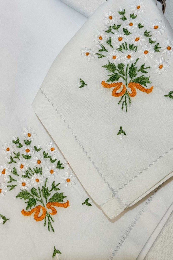 Extra image for EMBROIDERED TABLE NAPKINS SET