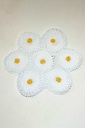 Extra image for YELLOW EMBROIDERED TABLE MAT
