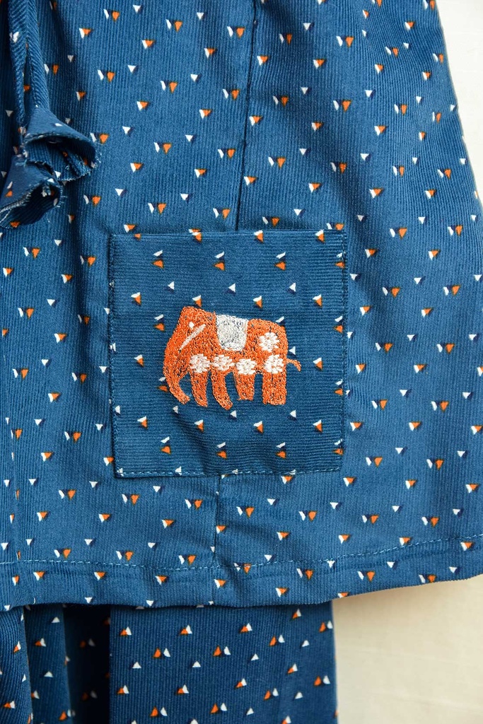 Extra image for Elephant Embroidered Suit