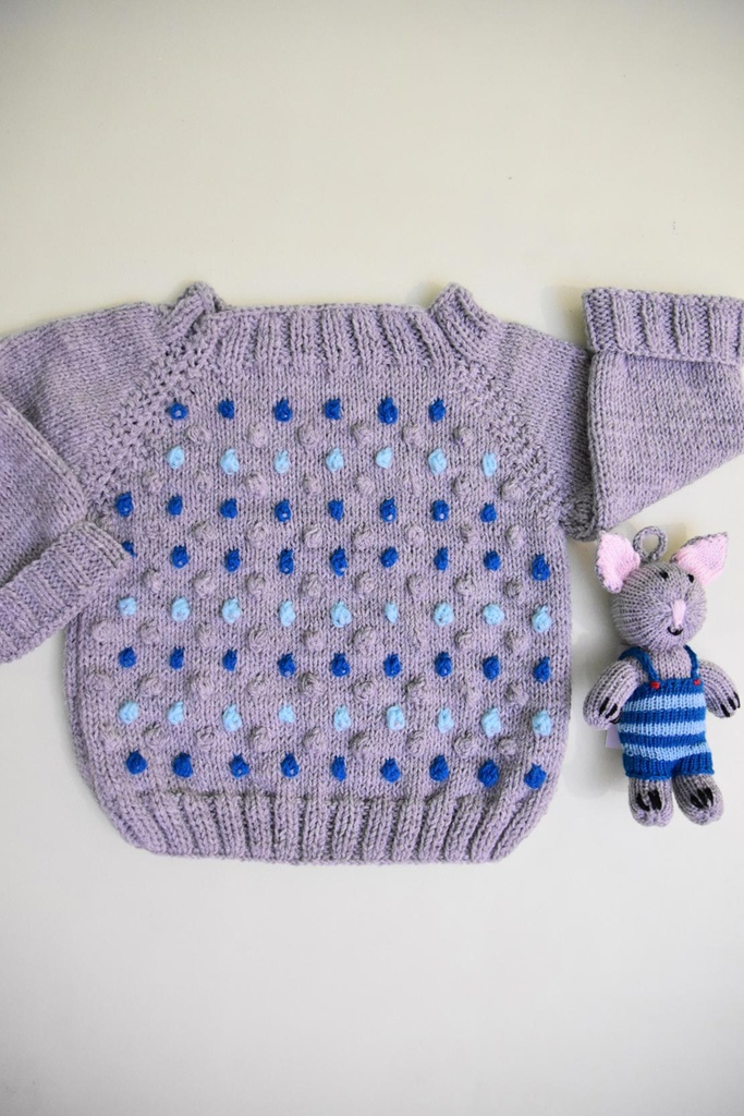 Extra image for Knitting Raglan - Dark Grey