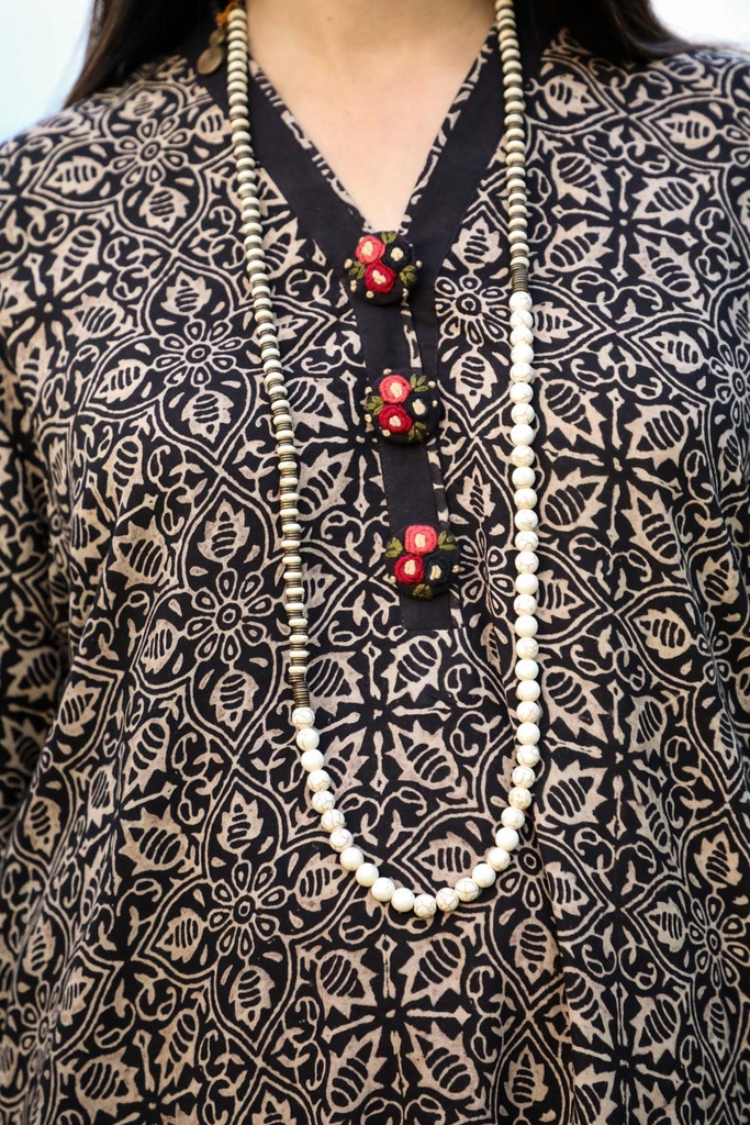 Extra image for Black Ajrakh - LAWN Suit