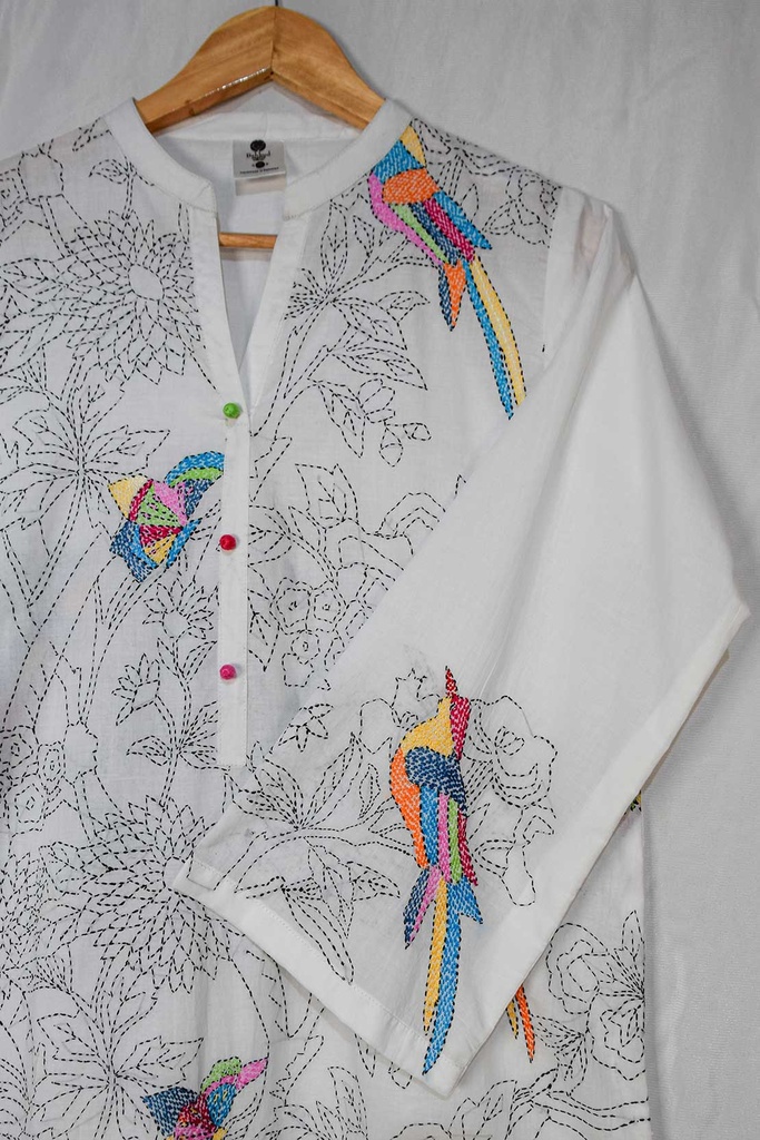 Extra image for Birds Kantha Kurta
