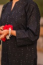 Extra image for Black Applique Kurta