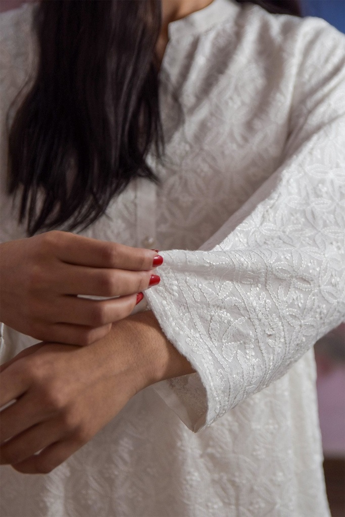 Extra image for Daisy Embroidered Kurta