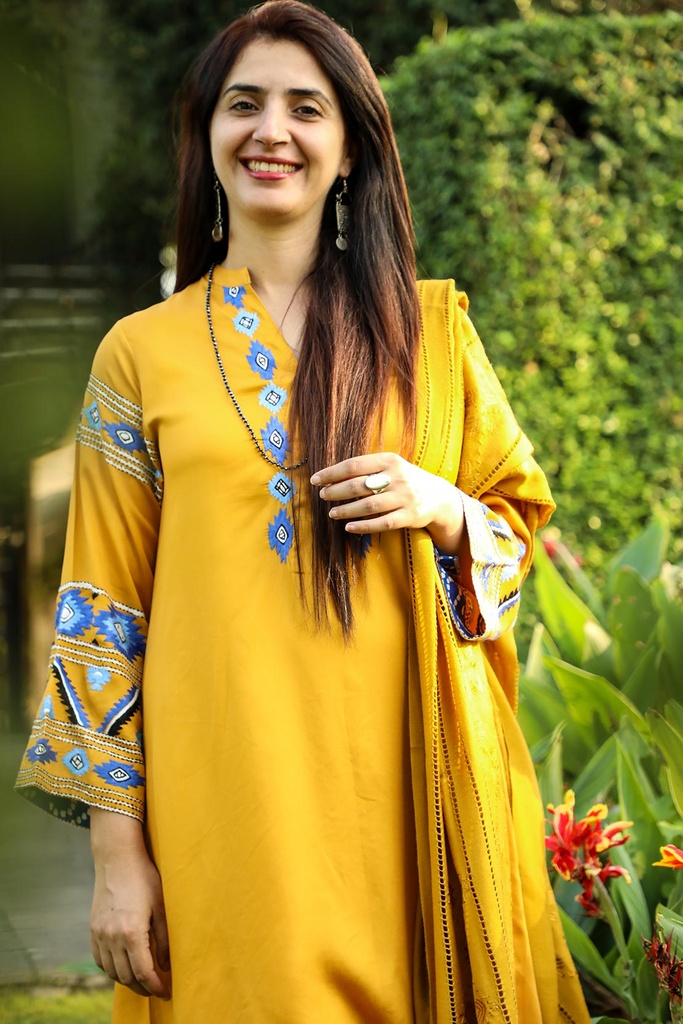 Extra image for Sunshine - 2 Piece Linen Silk