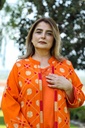 Extra image for Tangerine - Pashmina Emroidered Gown
