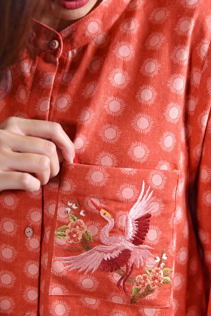 Extra image for POLKADOT EMBROIDERED SUIT