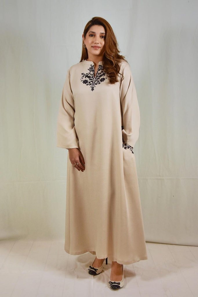 Extra image for Embroidered shirt- Off White