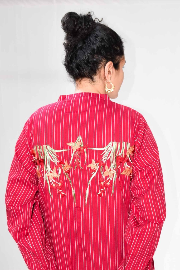 Extra image for Maroon Ralli Kaftan