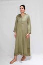 Extra image for Pickle Green Silk Dress
