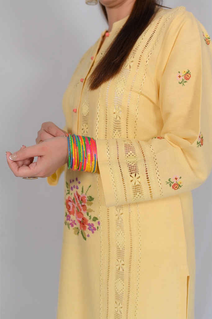 Extra image for LIME TARKASHI KURTA