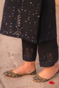 Extra image for Black Applique Pants