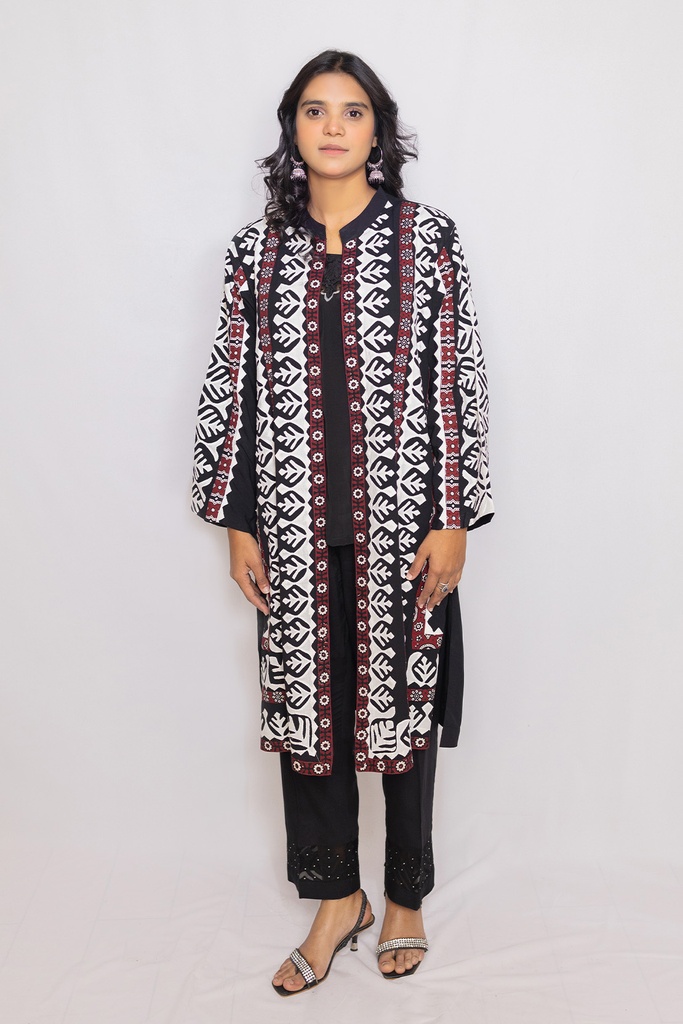 Extra image for Ajrak Applique Gown