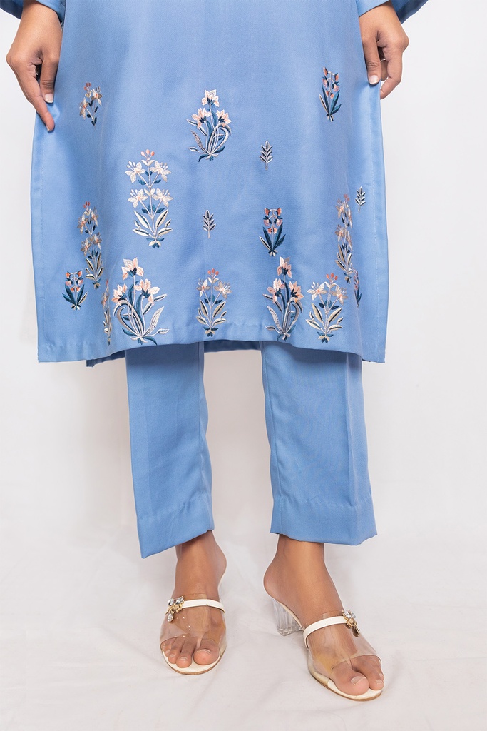 Extra image for Sky Blue Machine Embroidery