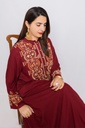 Extra image for Vibrant Maroon Kaftan