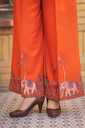 Extra image for Orange Traditional Pants