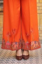 Extra image for Orange Traditional Pants