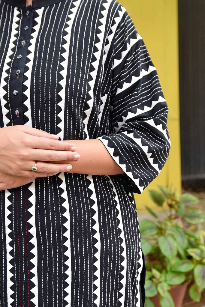 Extra image for Applique & Kantha Embroidery kurta