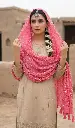 [VC-RK00052] Candy Pink Hand-Knotted Chunri Dupatta – Pure Lawn _ 2.5 Meter Traditional Dupatta (1).webp