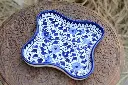 [PK0363-HM-TRY-026010] Blue Pottery Star Shape Serving Dish.webp