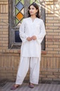 Extra image for White Emroidered Kurta