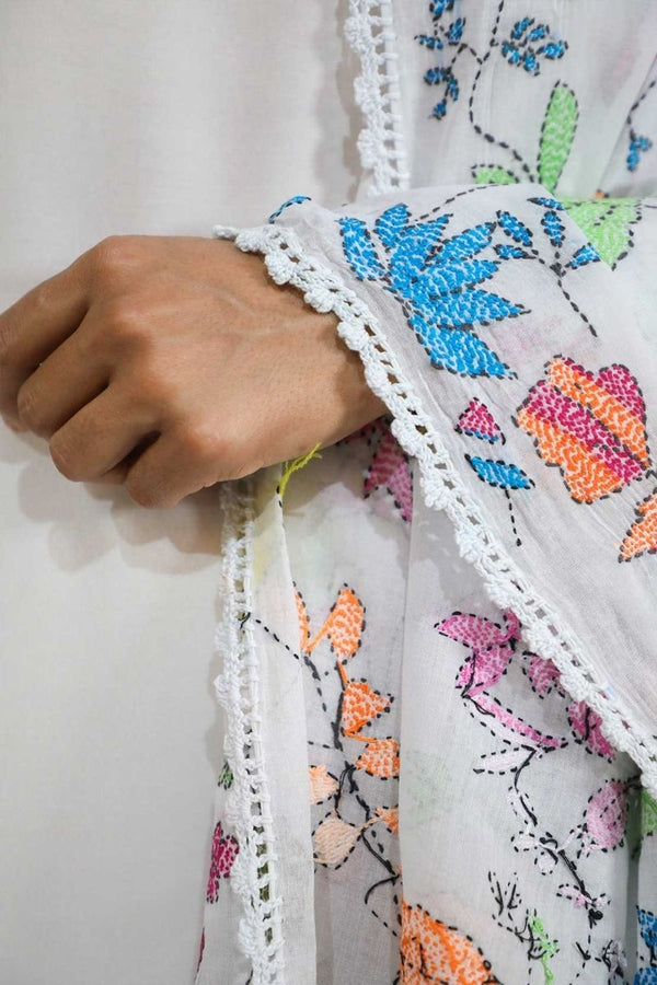 Extra image for Kantha Embroidered Dupatta