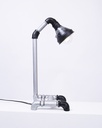 P-Lamp Plumbing Lamp Silver & Black