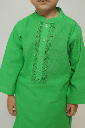 Extra image for Green Blue Hand Tarkashi Kurta
