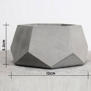 The Dodecaheadron Planter - Grey IMG # 1