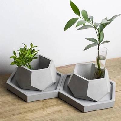 The Dodecaheadron Planter - Grey IMG # 3