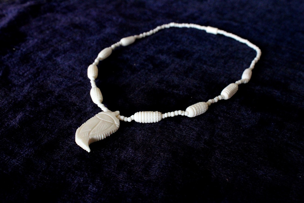 camel bone necklace IMG # 5552