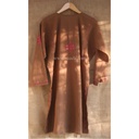 Off white hand embroidered kurta