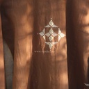 Off white hand embroidered kurta 