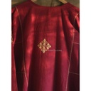 Off white hand embroidered kurta