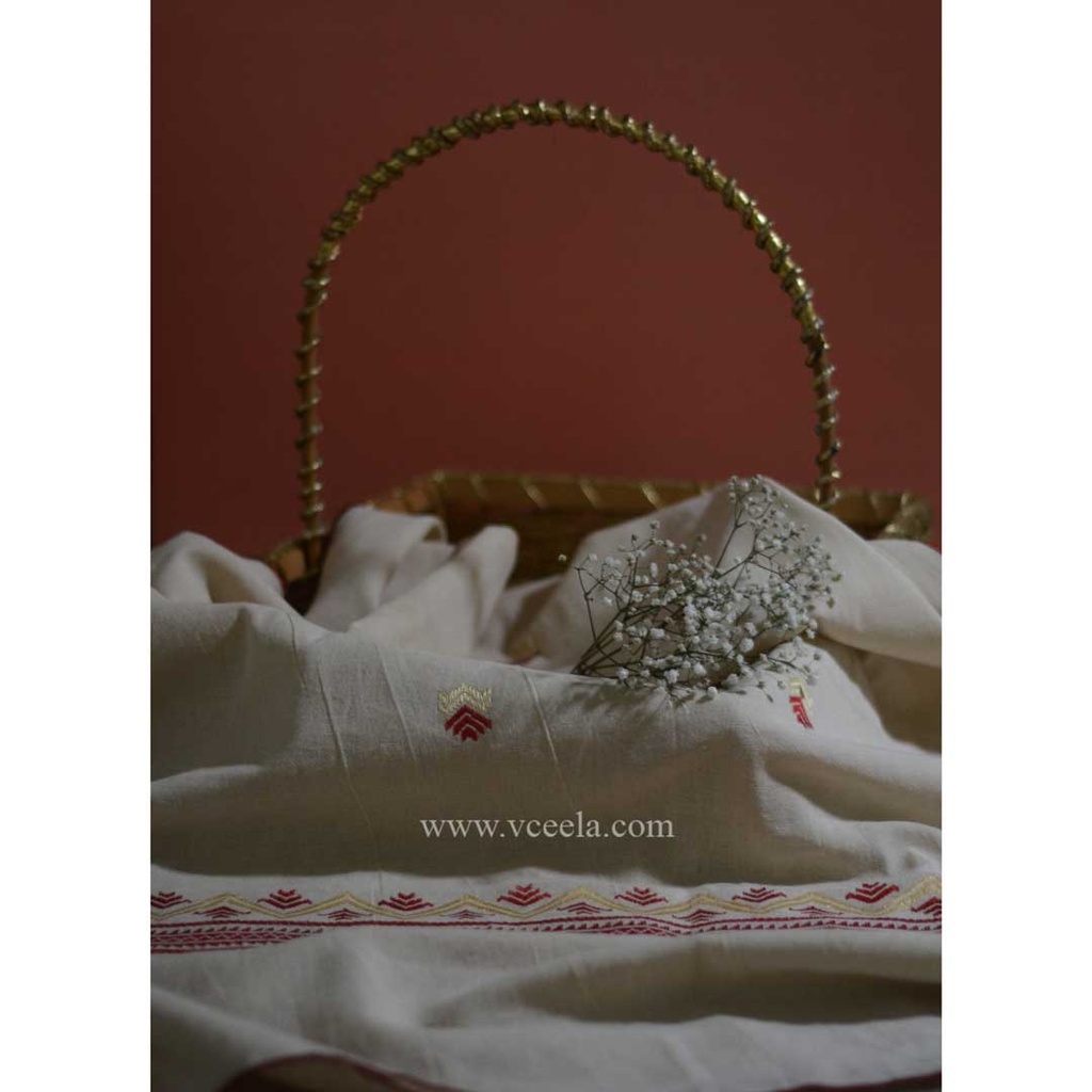 Hand embroidered dupatta