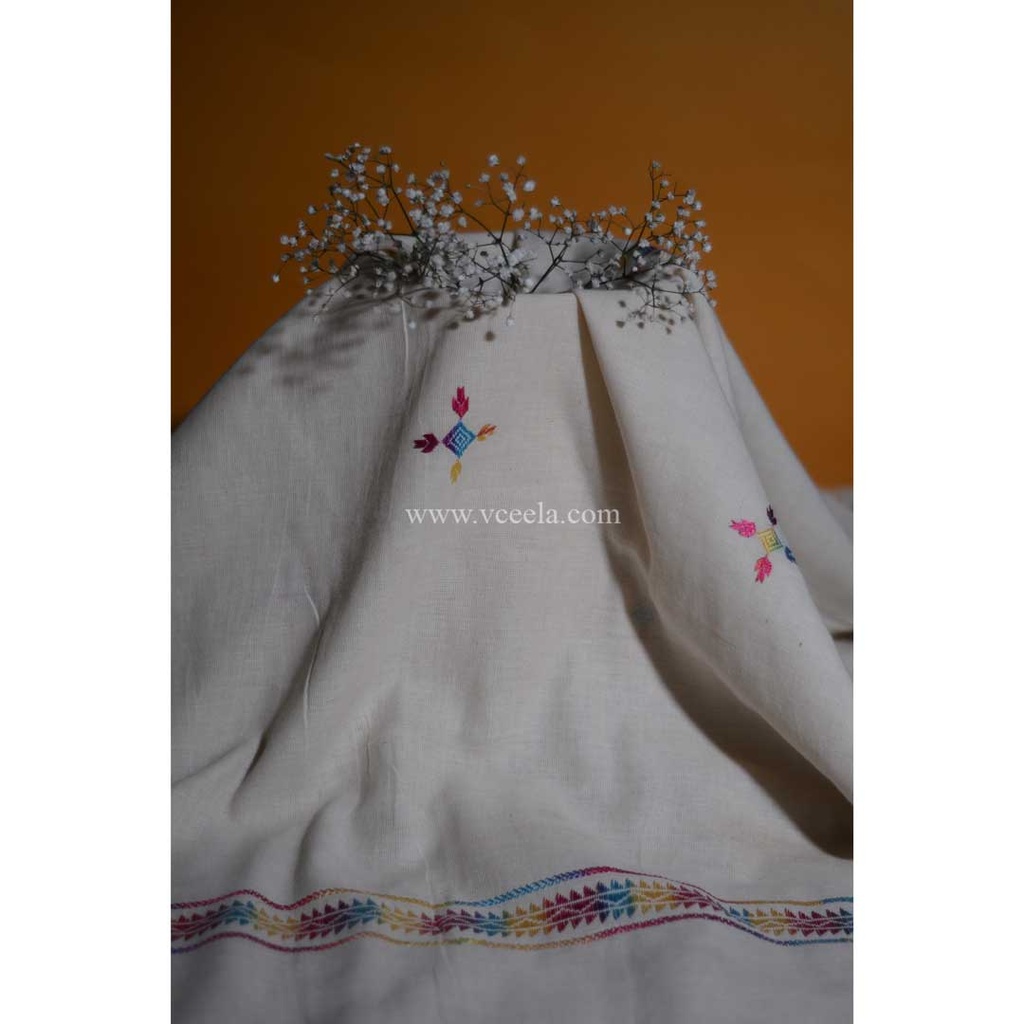 Hand embroidered dupatta