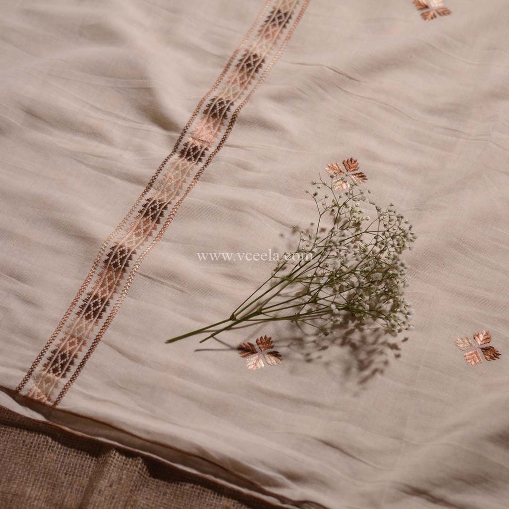 Hand embroidered dupatta 