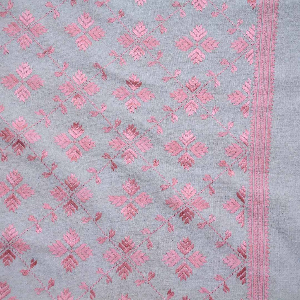 Embroidered Phulkari Shawl