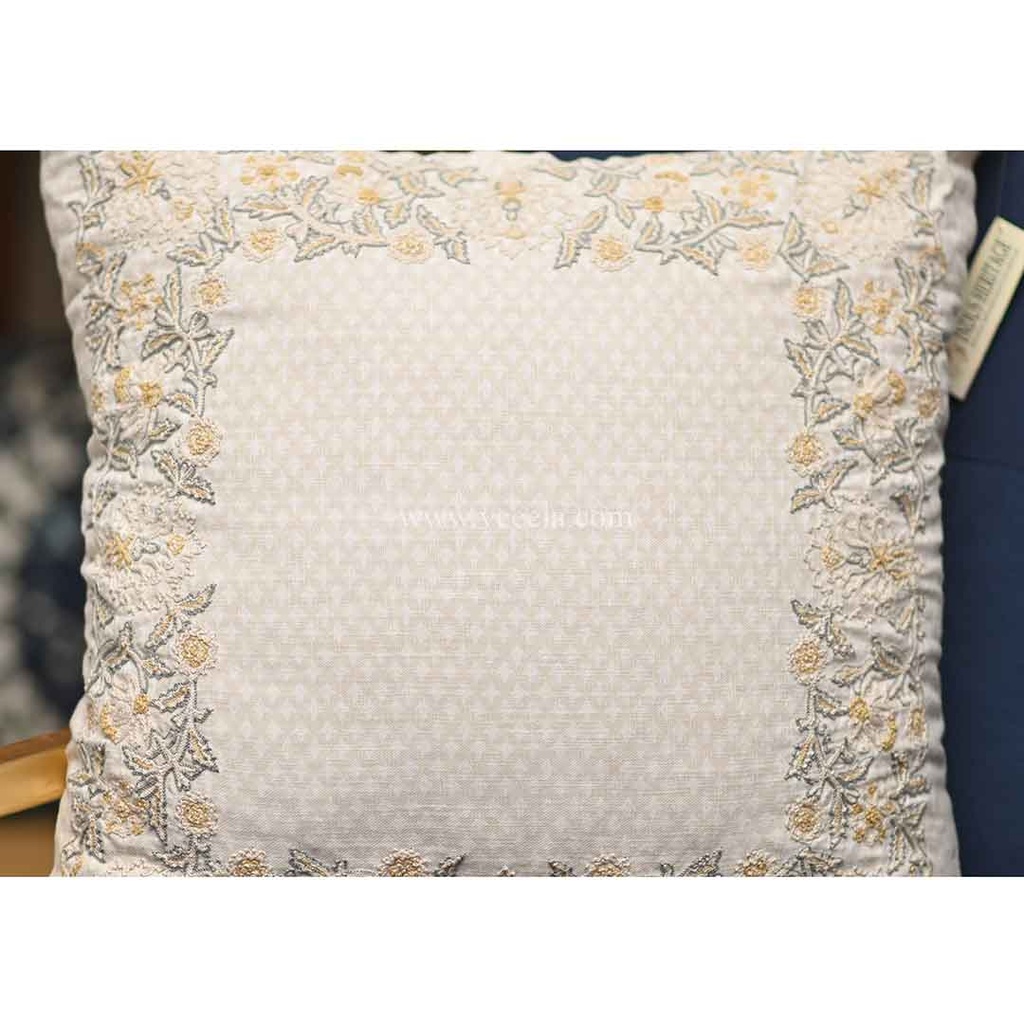 Hand Embroidered Cushion Cover 