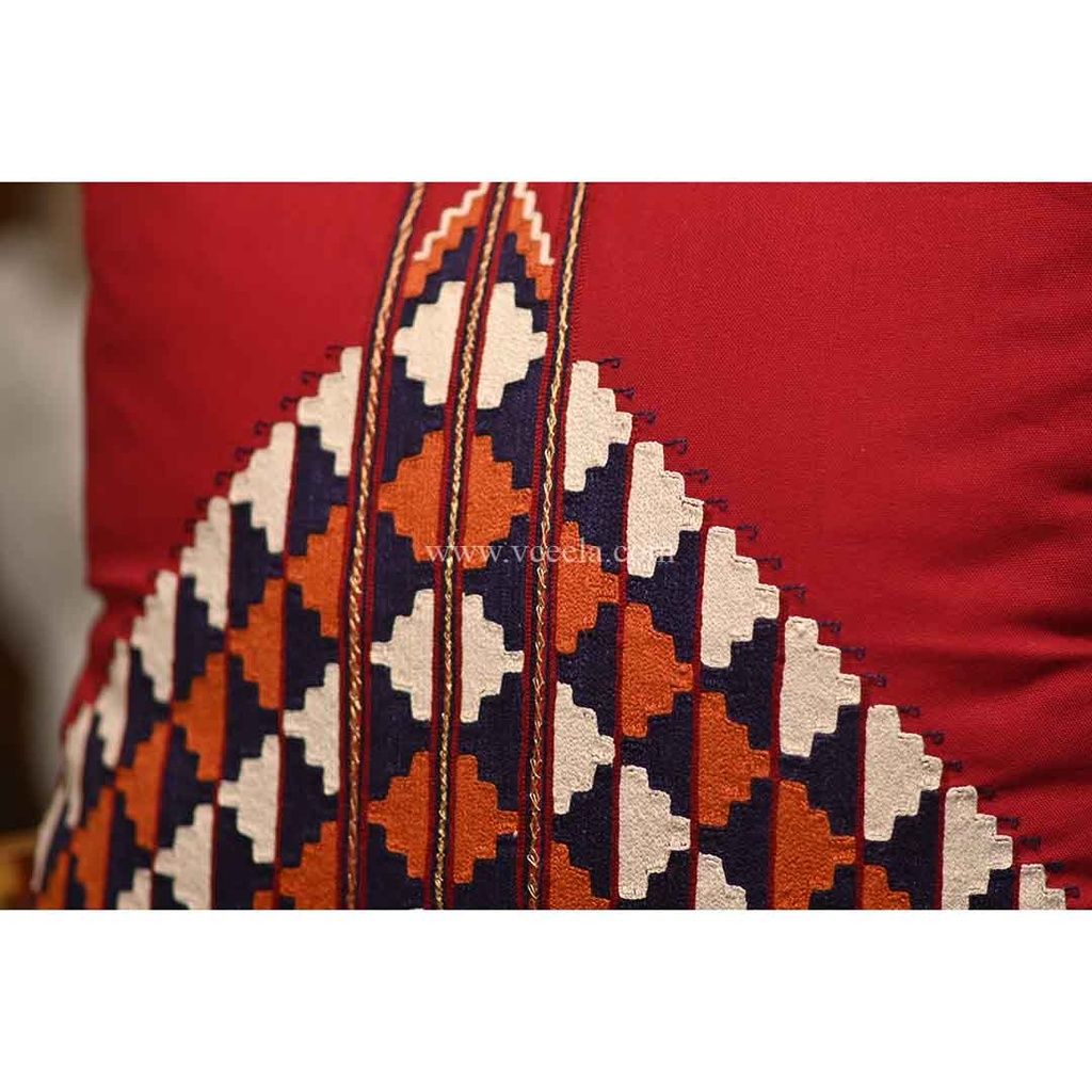 Hand Embroidered Cushion Cover 